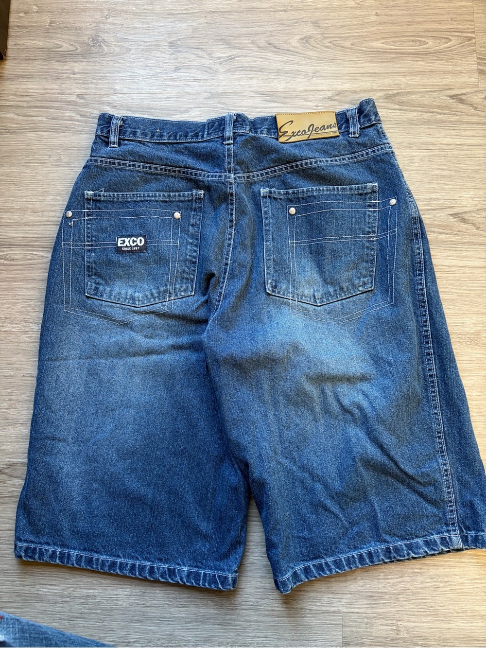 Exco jeans Y2K baggy shorts